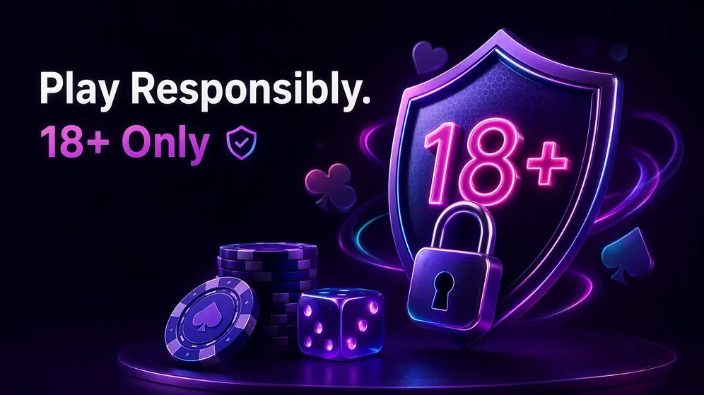 18+ badge with shield and lock icon